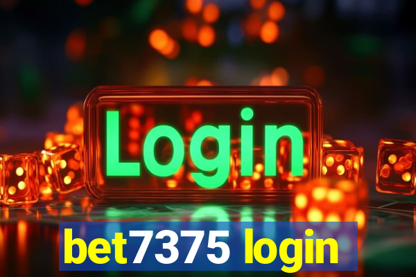 bet7375 login